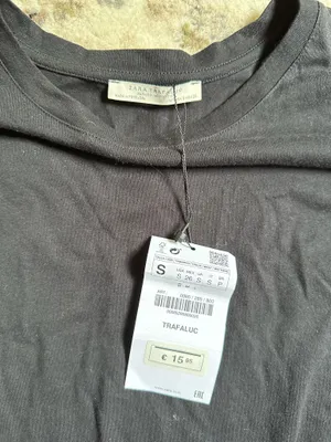 Zara Black Fringe T-Shirt thumbnail 4