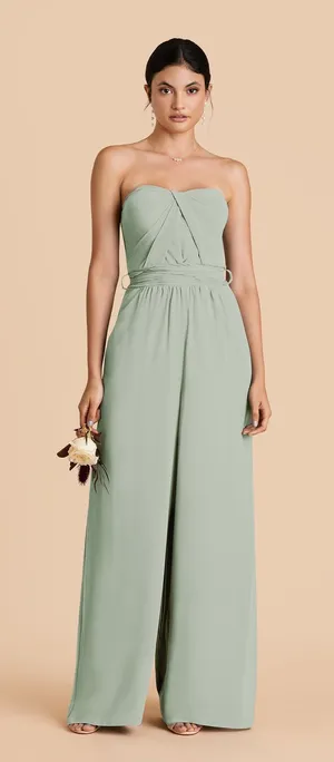 Birdy Grey Chiffon Gigi Dress Jumpsuit thumbnail 1