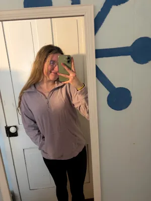 marc New York dusty pink pullover zip up  thumbnail 3