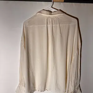 J. Crew Cream Button-Down Blouse – Size Medium thumbnail 4
