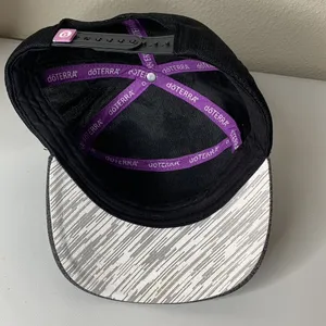 Doterra Oils Gray Black Mesh SnapBack Hat Adjustable thumbnail 7