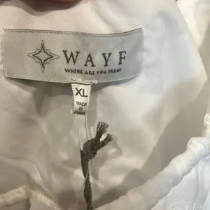 WAYF A-Line Embroidered Button White Dress XL NEW Bridal Shower #200 thumbnail 8
