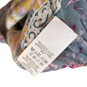Free People Hold‎ On Tight Gauze Pullover Top Hooded Floral Paisley XS Small thumbnail 13