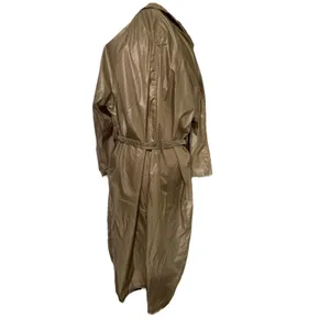 THE TOTES COAT Tan Button Up Midi Water Repellent Vintage Style One Size thumbnail 15