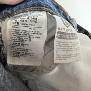 Levi's‎ Wedgie Straight Premium Denim Jeans Button Fly Women’s Size 27 90’s thumbnail 10