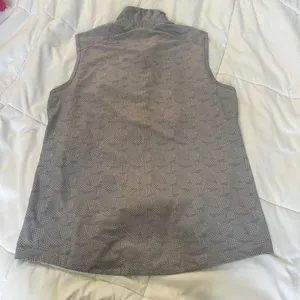 Nivo‎ Sport Womens Large L Tank Top Gray White Sleeveless Tennis Golf thumbnail 6