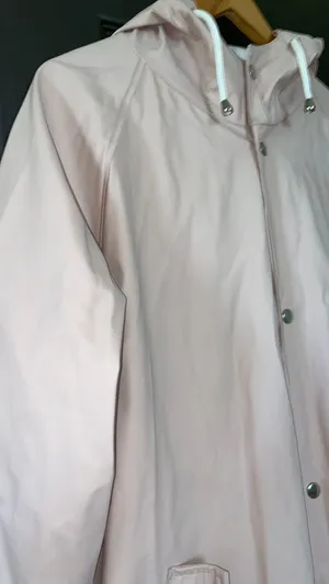 Lager 157 Vintage Dusty Rose Long Windbreaker/ Raincoat thumbnail 3