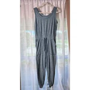 Duluth Trading Co. Women's Armachillo Cooling Jogger Jumpsuit Small Teal Stretch thumbnail 2