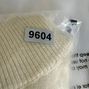 Uniqlo 100% Cashmere Short Sleeve Mock Neck Sweater Cream 251-472977 S thumbnail 8