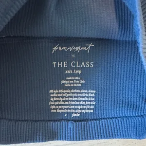 Free People Movement Ribbed Strappy Sports Bra in Dusty Blue thumbnail 3