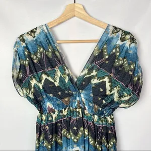 Anthropologie TRYB Markus Brevick Printed‎ Maxi Dress XS $188 thumbnail 5