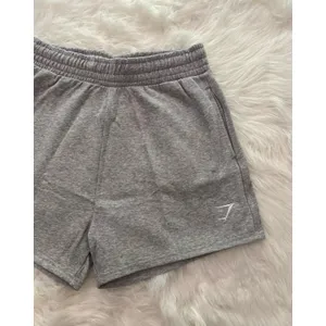 Gymshark Training Fleece Shorts Light Grey Core Marl Size Small thumbnail 3
