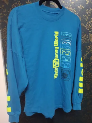 Walt Disney World Blue Spirit Jersey Graphic Long Sleeve Tee thumbnail 1