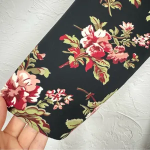 Brooks Brothers Black Red Floral Long Sleeve Dress Womens 14 Mini Fall Preppy thumbnail 4
