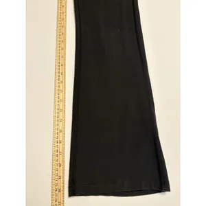 Nike Women Dri-FIT Yoga Pants | Wide Leg Black Athletic Lounge | Medium thumbnail 10