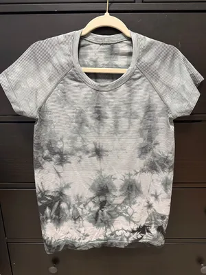 Lululemon Gray Tie-Dye Swifty Shirt thumbnail 1