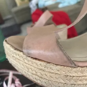 Vince Camuto Tindell Blush Wedge Sandals 1 Owner thumbnail 7