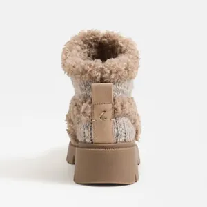 NEW Circus By Sam Edelman Clare Cozy Bootie Color: Natural Multi Knit/Shearling thumbnail 6