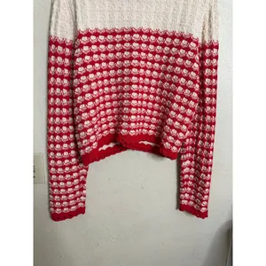 J.Crew Textured Crochet Lady Jacket in Moroccan Sand Red size XL Coastal Cottage thumbnail 11