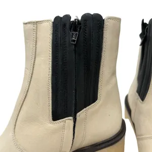 Free People James Chunky Heel Chelsea Boot White 36.5 thumbnail 8