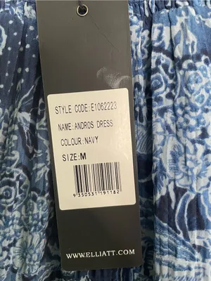 Elliatt Andros Dress Navy Floral Lace Trim Mini Dress cottagecore Medium New thumbnail 6