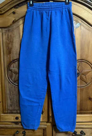 Fruit of the Loom Blue vintage 90s cotton sweatpants thumbnail 1