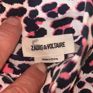 Zadig & Voltaire Rivali Print Leo White and Purple Leopard Mini‎ Dress Size Med thumbnail 7