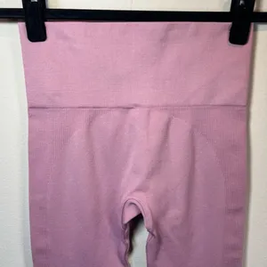 Set Active Sculptflex Ribbed Seamless Leggings Lilac Purple Athletic Gym Sz XS/S thumbnail 6