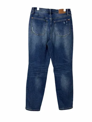Judy Blue Slim Fit Women’s Jeans Size 30 Stretch Distressed Medium Wash Denim thumbnail 4