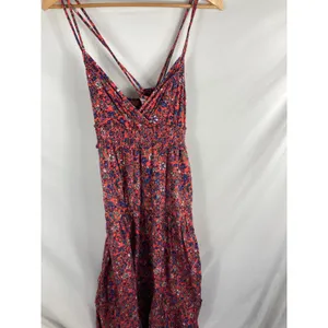 Universal Threads Floral Tiered Strappy Back Sleeveless Dress Medium thumbnail 2