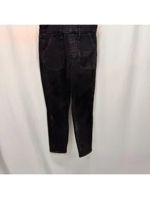 Madewell Black Denim Jean Overalls S Cabincore Minimalist Workwear Granola Girl thumbnail 4