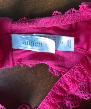 hot pink bralette Size 4X thumbnail 3