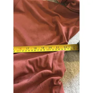 Andree by Unit Brick Red Knotted-Front Long Sleeve Knit Top M, Soft Comfy Casual thumbnail 7