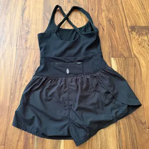 Free People Movement Righteous Bike Short Runsie Romper thumbnail 10