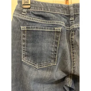 Boden Women Dark Wash Straight Leg Denim Jeans Blue Size 10R Stretch Capri thumbnail 5