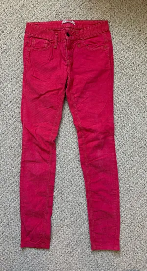 Free People Corduroy Pants W 26 Straight Pink thumbnail 1