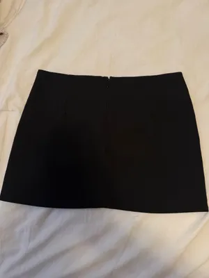 Edit By Nine Black Mini Skirt with Bow Details thumbnail 2