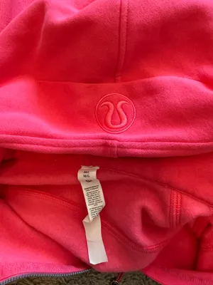 Hot Pink Lululemon Cropped Scuba thumbnail 3