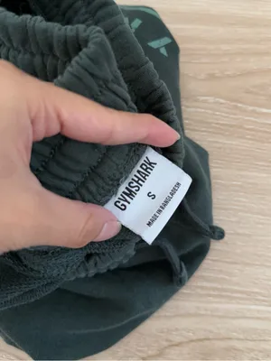 Gymshark Small Legacy Graphic Sweat Shorty Shorts Green Gym Workout thumbnail 5