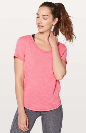 Lululemon Meant To Move Tee Heathered Flash Light Tone thumbnail 1