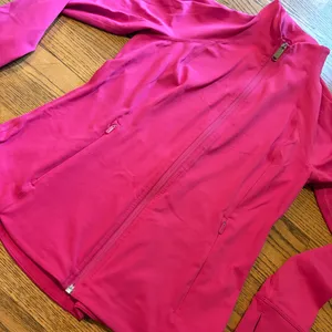 Athleta Triumph Jacket  Full Zip Pink thumbnail 4