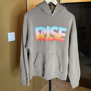 Zyia Dust Brown Rise Pocket Hoodie Size XL thumbnail 3