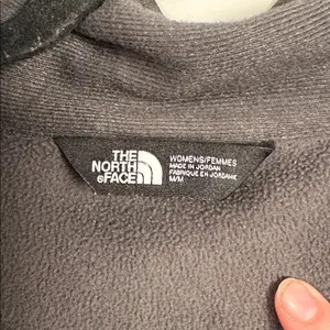 North Face Jacket Fleece Womens Medium Gray Full Zip Coat Outdoor Hike Camp thumbnail 5