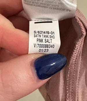 Old Navy Satin Lounge Tank Top in Pink Salt Size 2X NEW WITH TAGS thumbnail 3