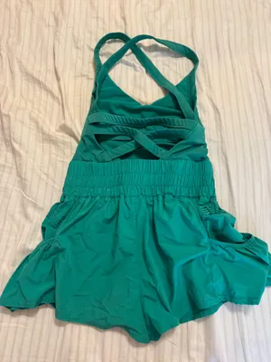 Free People Movement Get Your Flirt on Shortsie Romper thumbnail 3