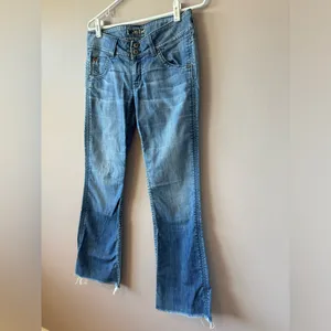 Hudson Jeans Vintage Women’s Double Button Bootcut Light Denim Jeans Size‎ 27 thumbnail 15