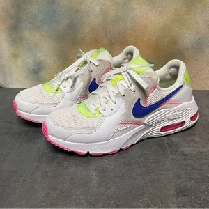 Nike Air Max Excee Women's White /Pink /Indigo Sneakers Size 7 thumbnail 2