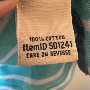 L.L. Bean Cotton Rugby Striped Henley‎ Size Medium thumbnail 5