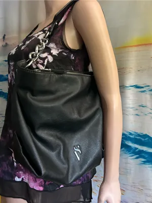 Simply Vera Vera Wang Black Shoulder Bag With Chain Strap thumbnail 16