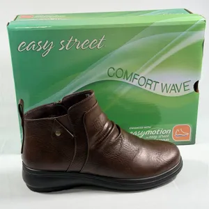 Easy‎ Street Size-7W Womens Boot Ariadne Tan Brown thumbnail 1